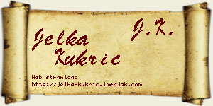 Jelka Kukrić vizit kartica